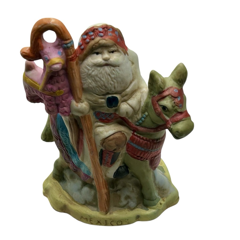 Santas of the Nations MEXICO Painted Porcelain Christmas Figurine RSVP 1991